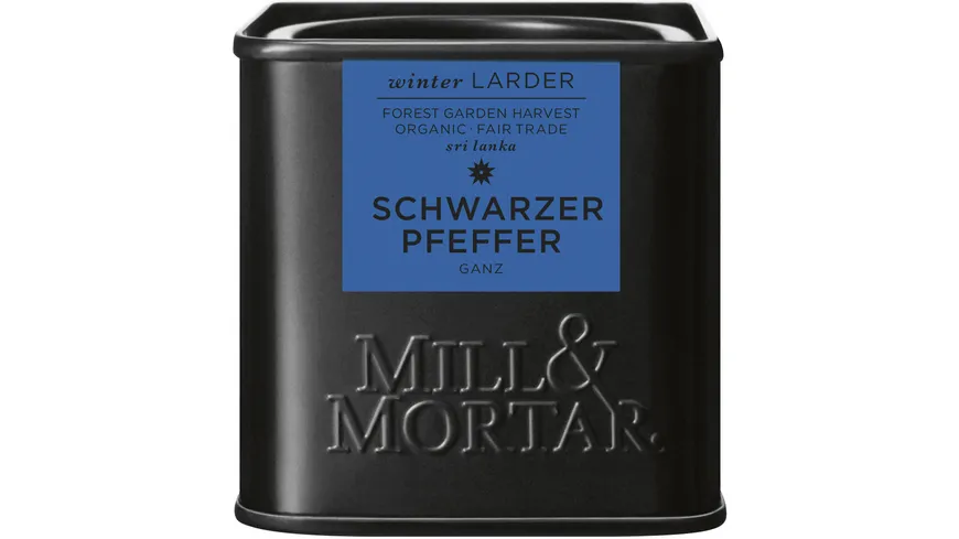 MILL&MORTAR Bio Schwarzer Pfeffer Sri Lanka 50 g