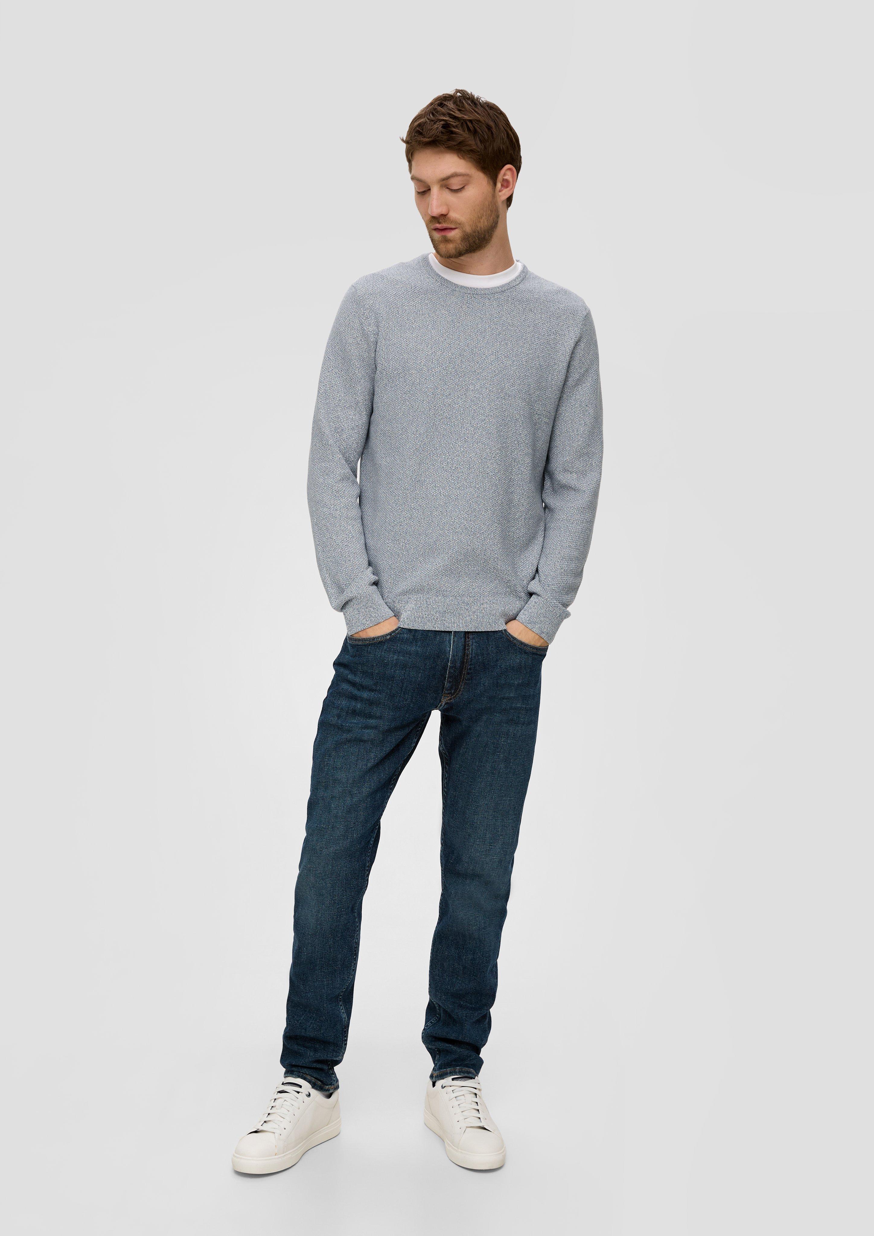 Feinstrickpullover mit Crew Neck  2146110-95X0