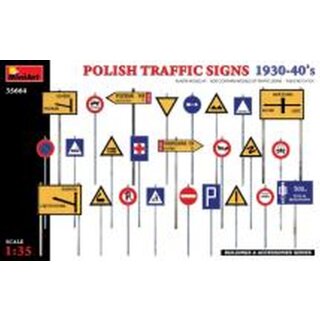 1:35 Verkehrsschilder Polen 1930-40