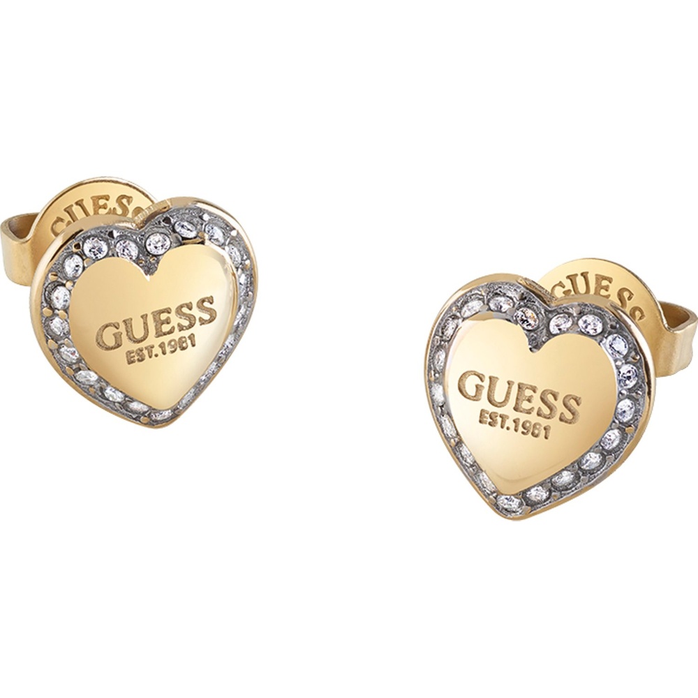 Guess Boucles d'oreilles à fermoir à poussette Acier inoxydable Boucles d'oreilles
