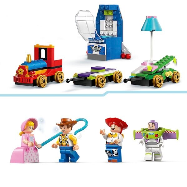 LEGO Disney 43264 Vlak za zabavo in avtomobil na daljinsko upravljanje iz Sveta igrač