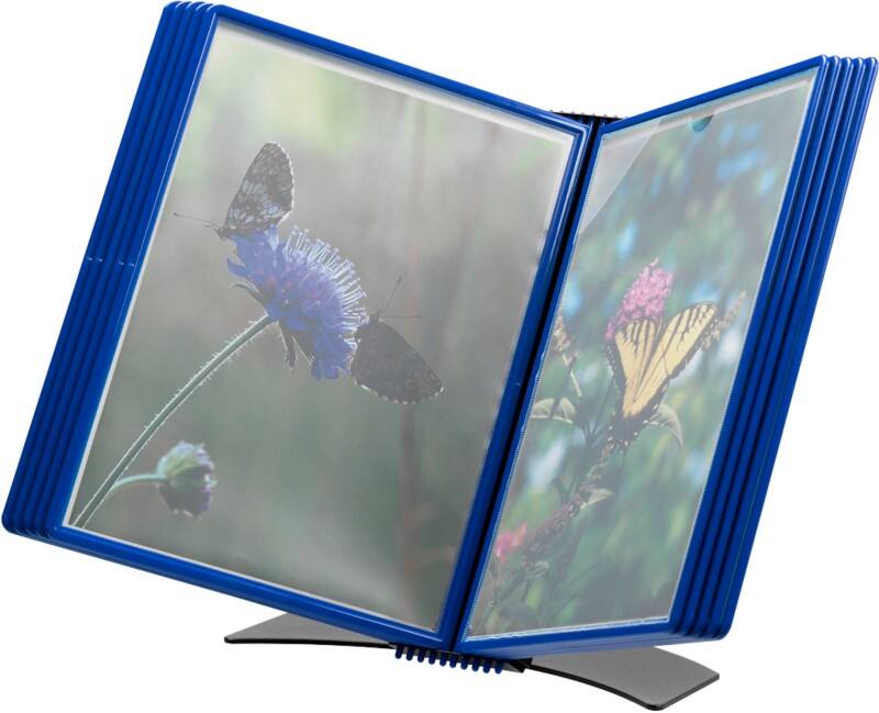 Djois Flex-o-Frame Sichttafelsystem DIN A4 Metall Blau
