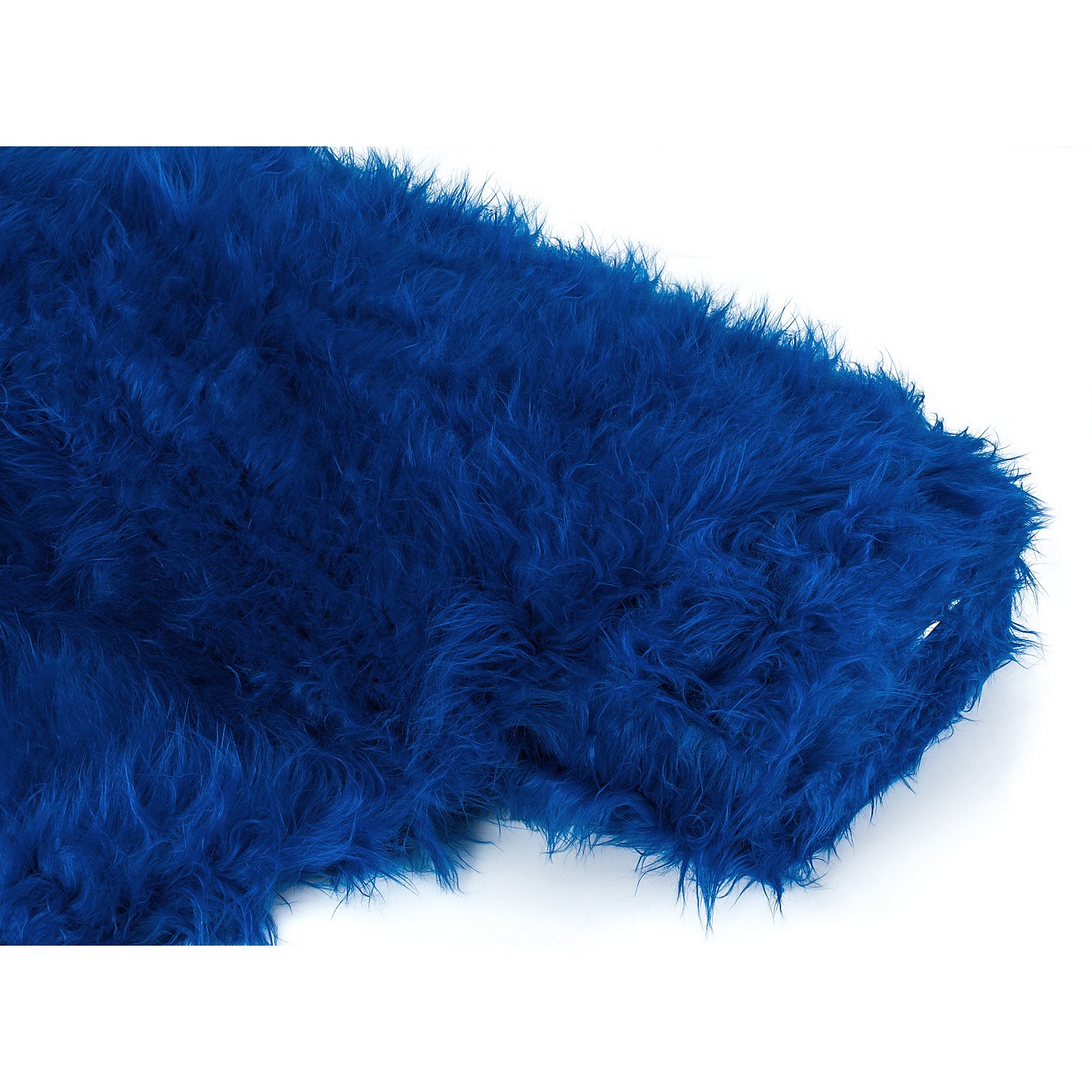 Langhaarplüsch, royalblau