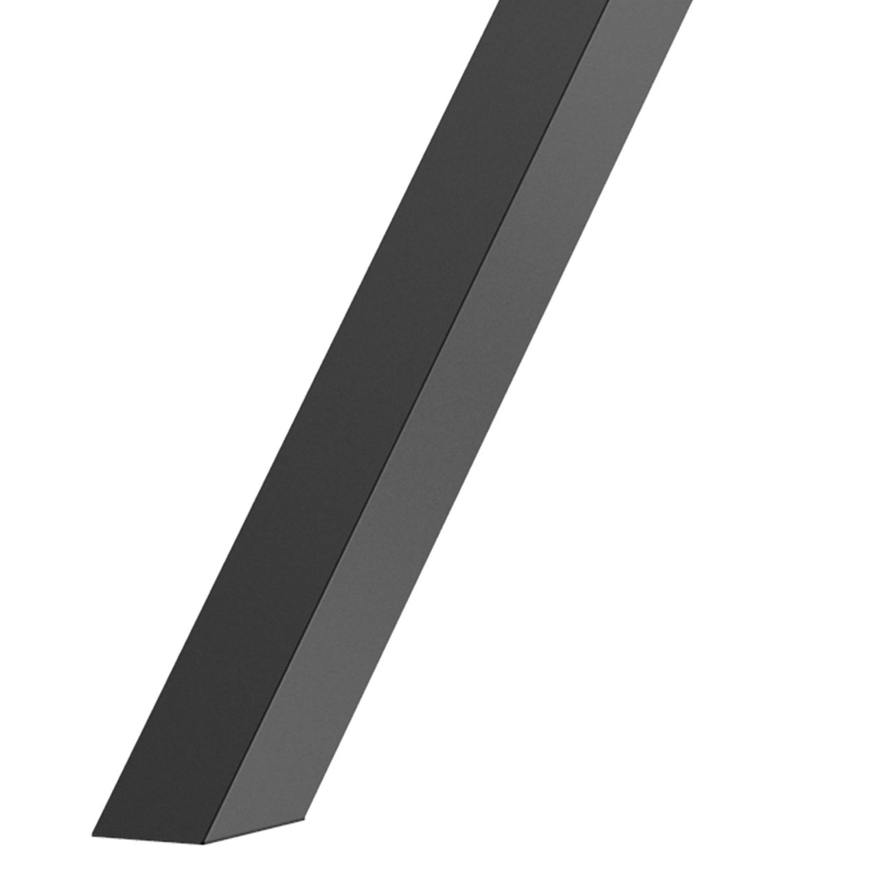 HOMCOM 2 Stück Stahl Tischbeine Tischfüße 72 cm Tischgestell in X-Form Schwarz