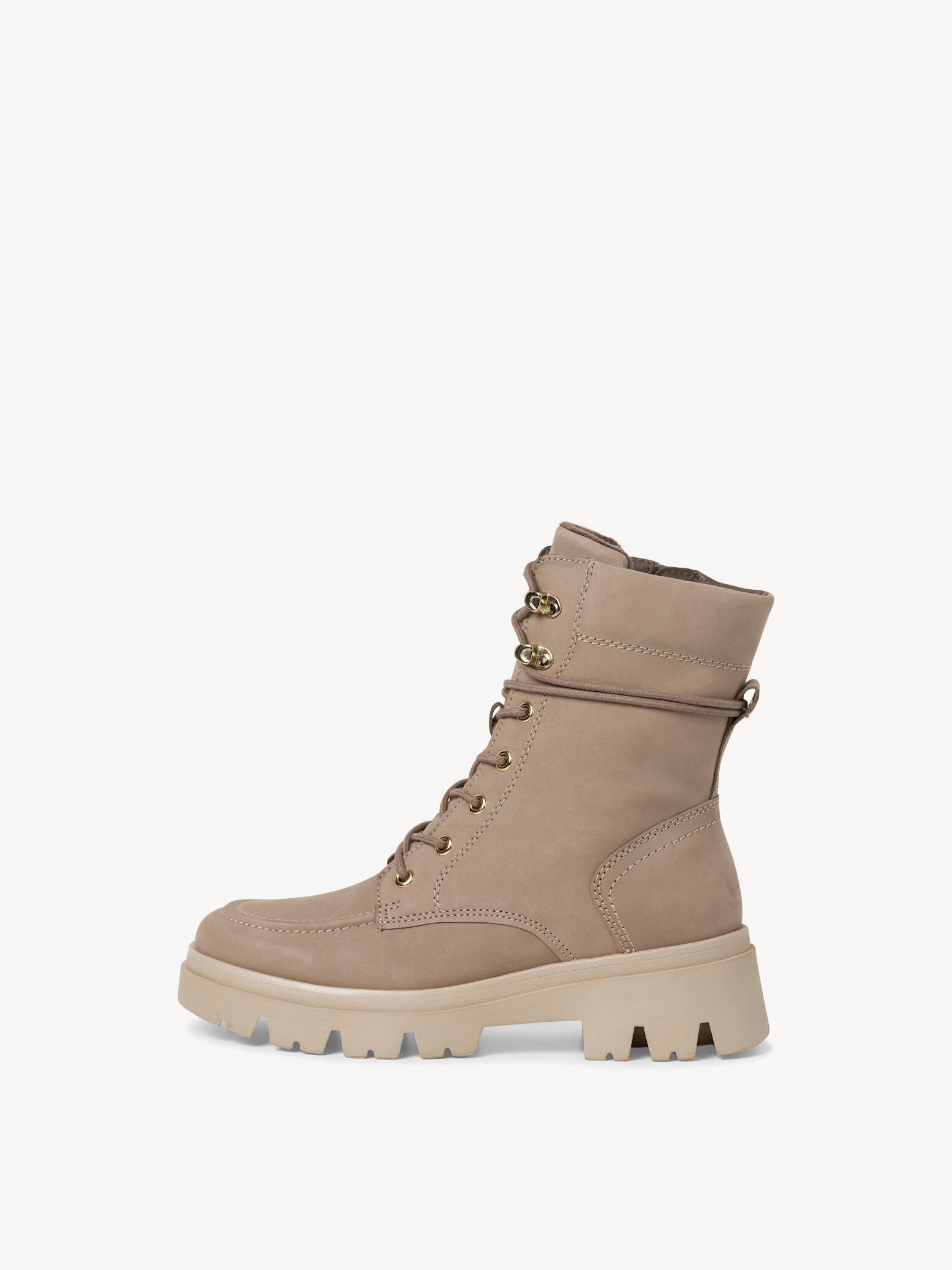 Bottine en cuir - marron