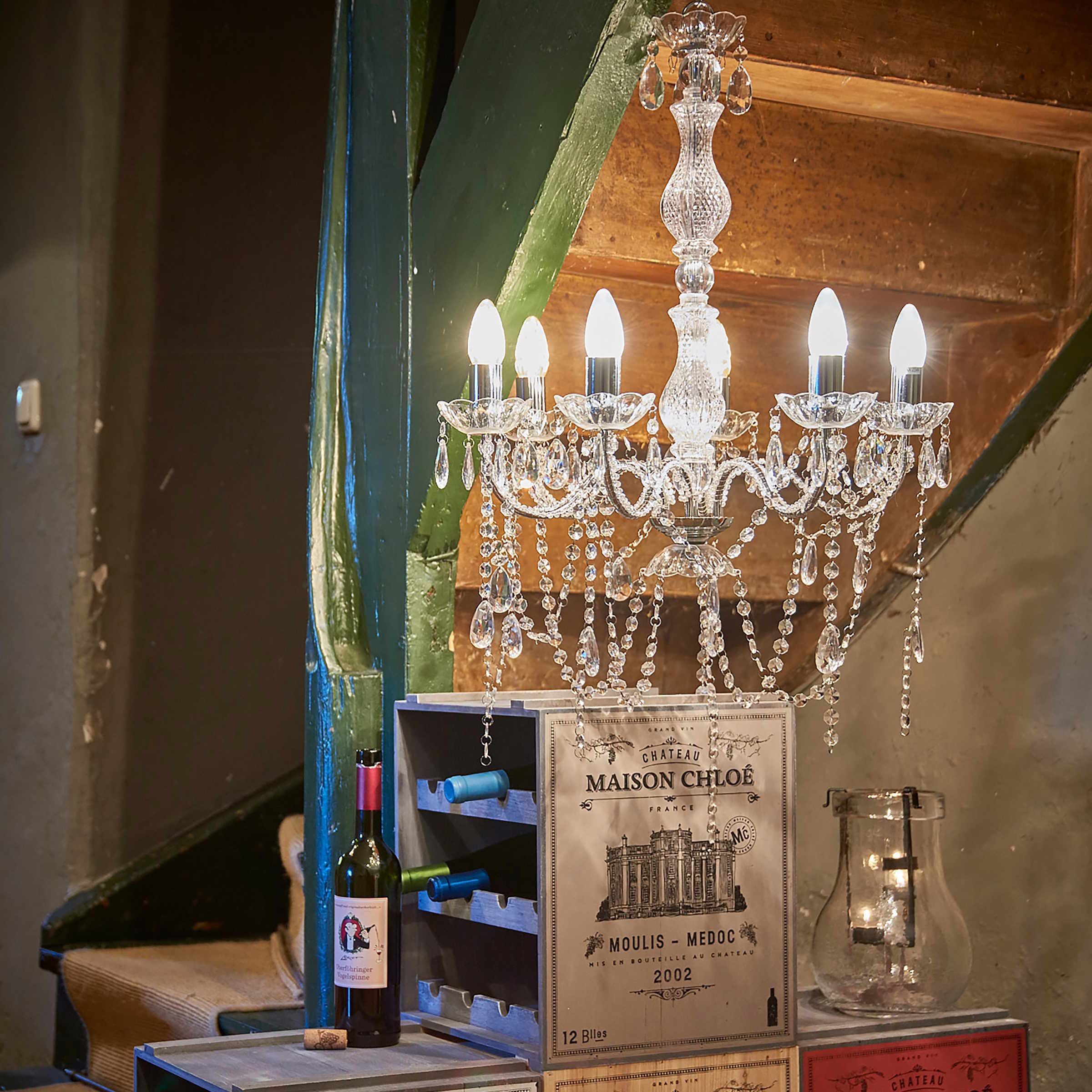 BUTLERS Weinregal VINOTHEK Weinregal, Weinkiste aus Tannenholz in Natur- Flaschenregal