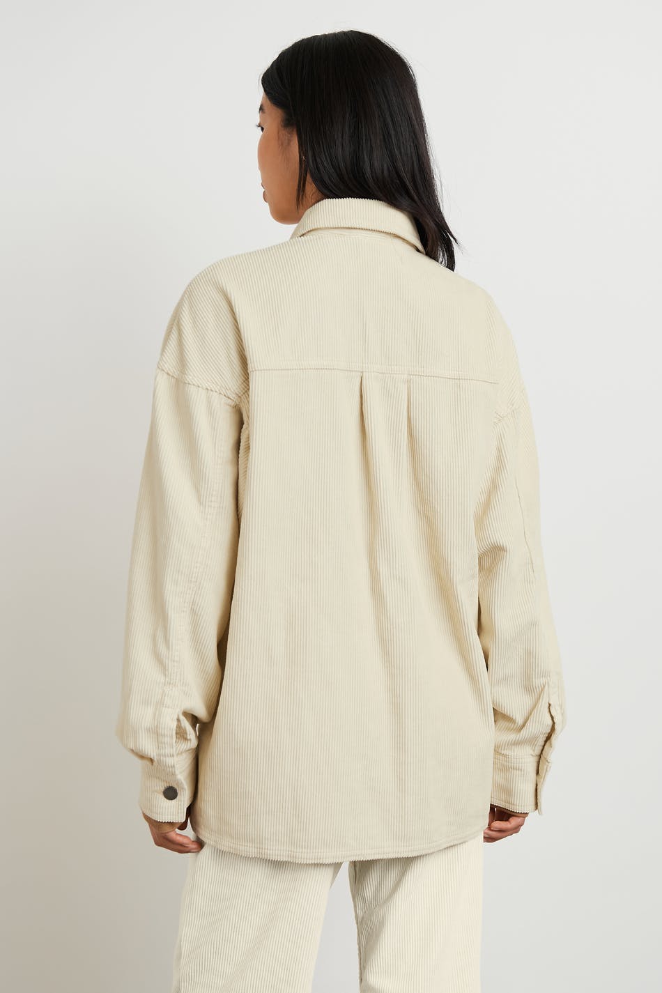 Mel cord shacket