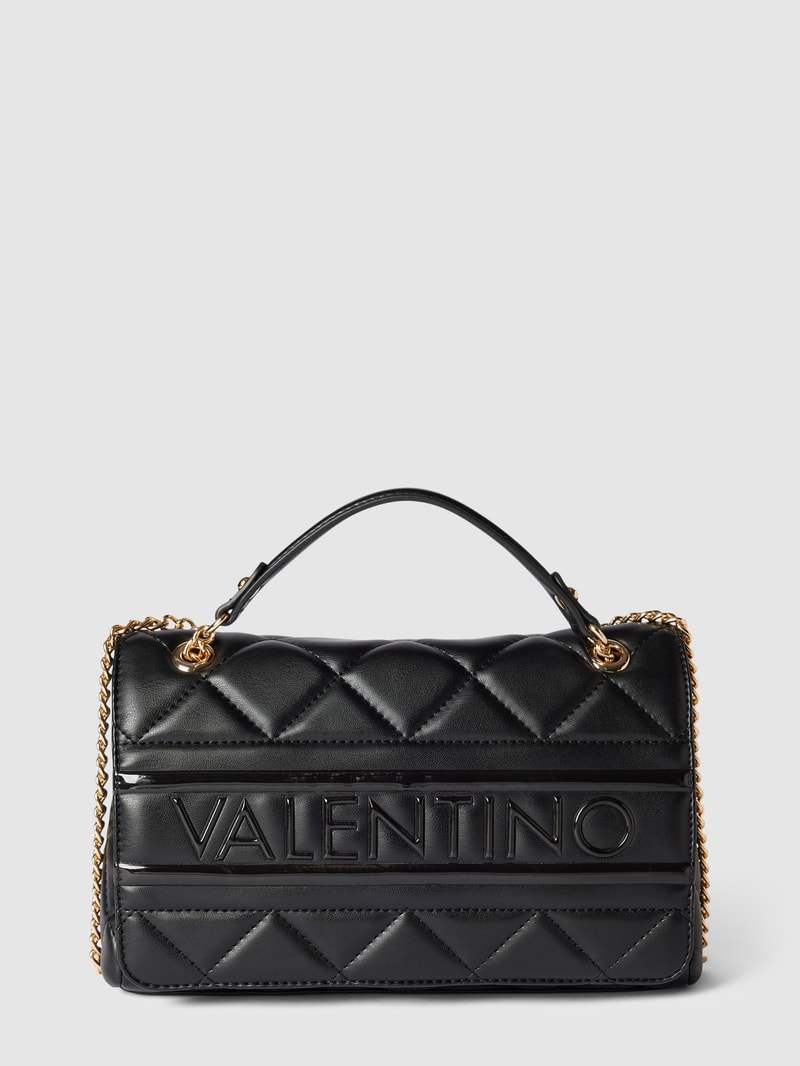 Clutch mit Schulterriemen in metallic Modell 'ADA' in schwarz