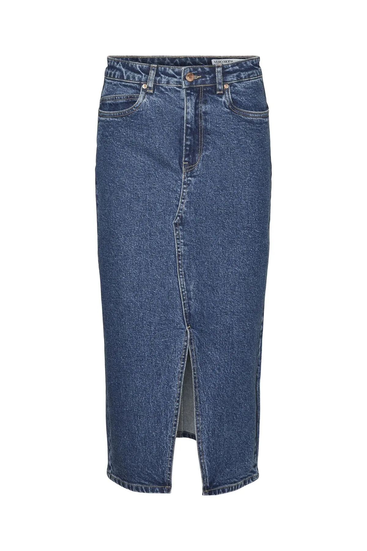 Vero Moda  Jeansrock Vmveri Langer Rock