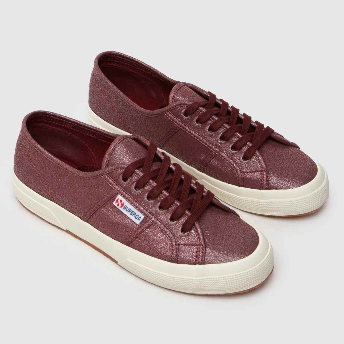 Superga 2750 lamew bordó színű edzőcipő