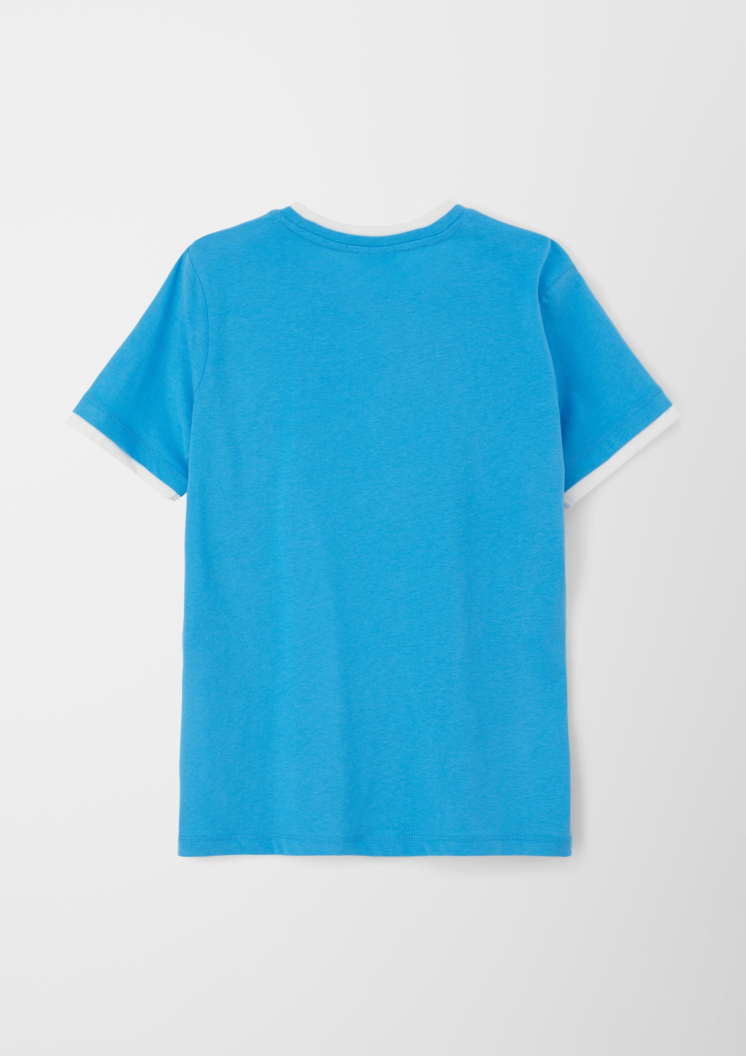 T-Shirt mit Kontrast-Details  2128193-6431