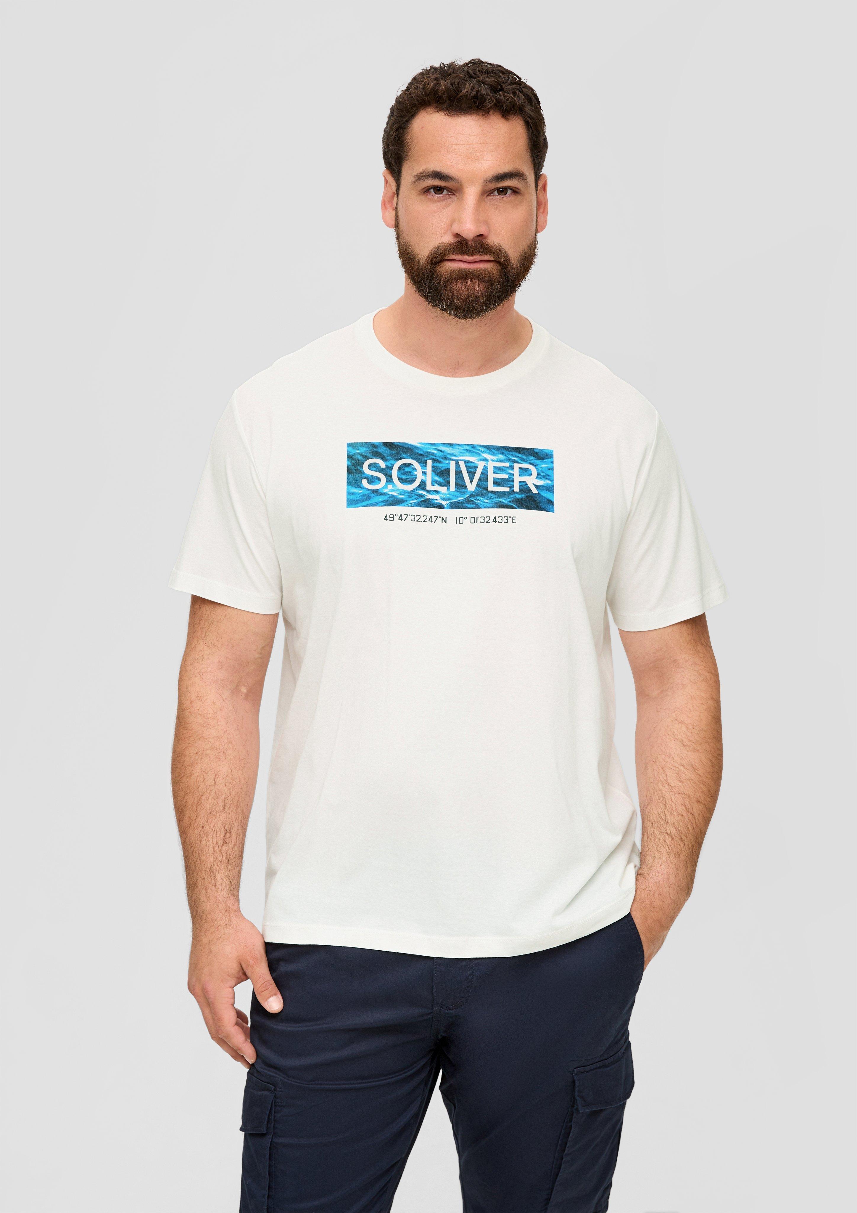 Jerseyshirt mit Front-Print  2139642-01D1