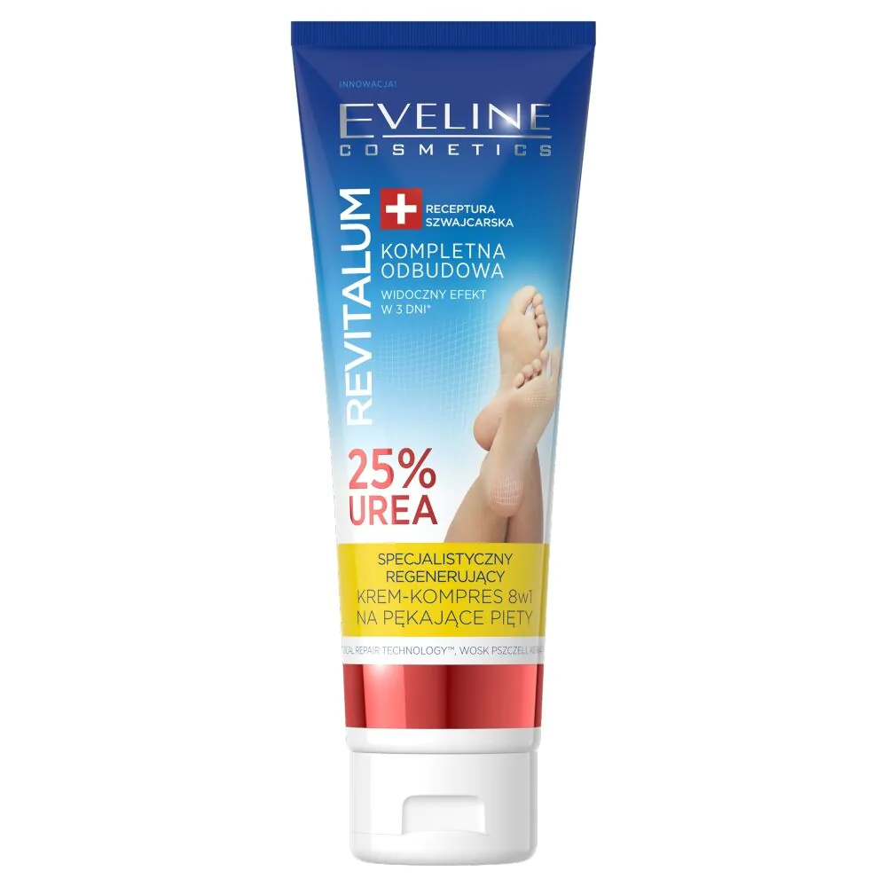 Eveline Revitalum regenerirajuća 8-u-1 krema za ispucale pete 25% uree