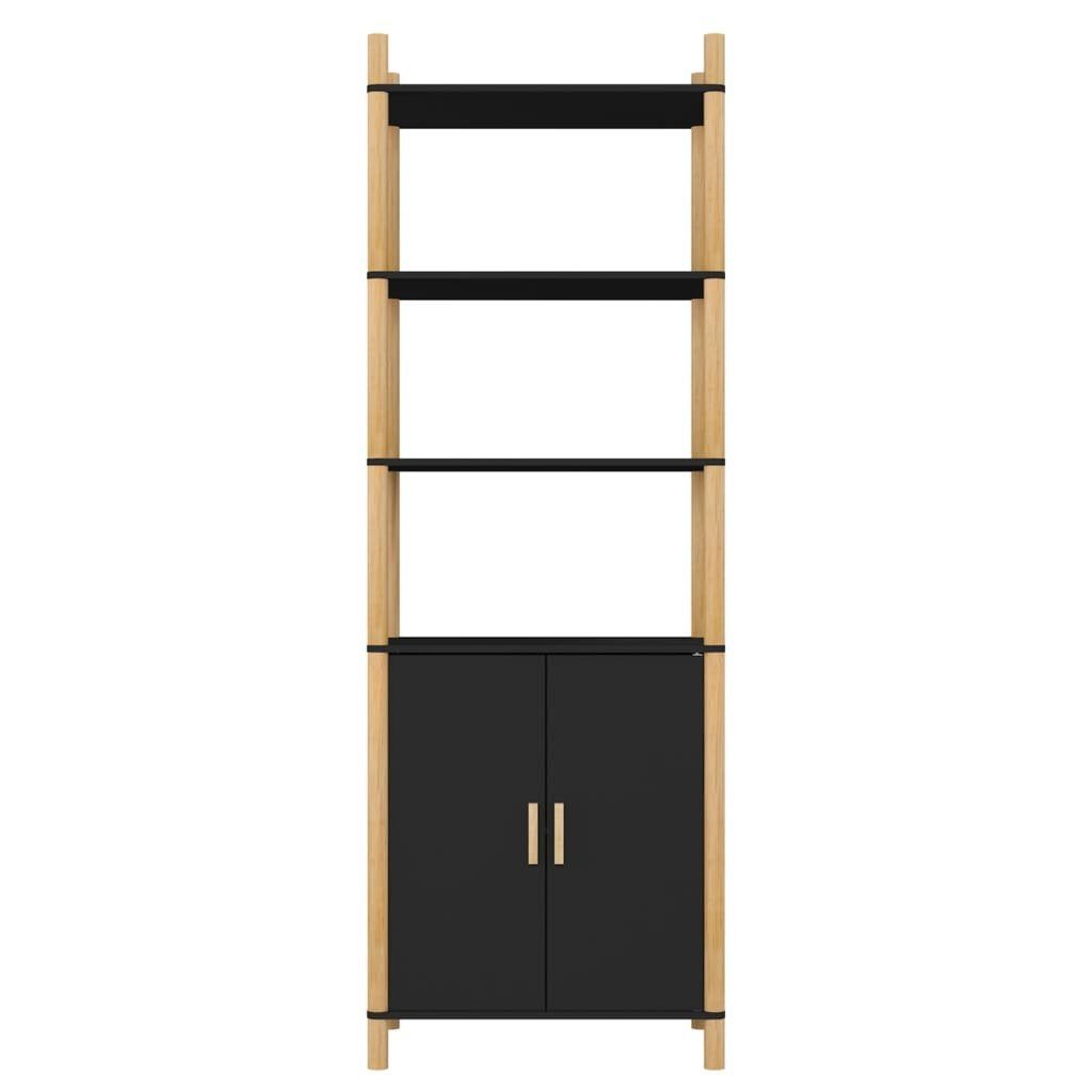 vidaXL Sideboard Highboard Schwarz 60x40x173 cm Holzwerkstoff (1 St)