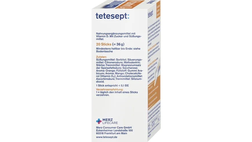tetesept Vitamin D3 3000 Sticks