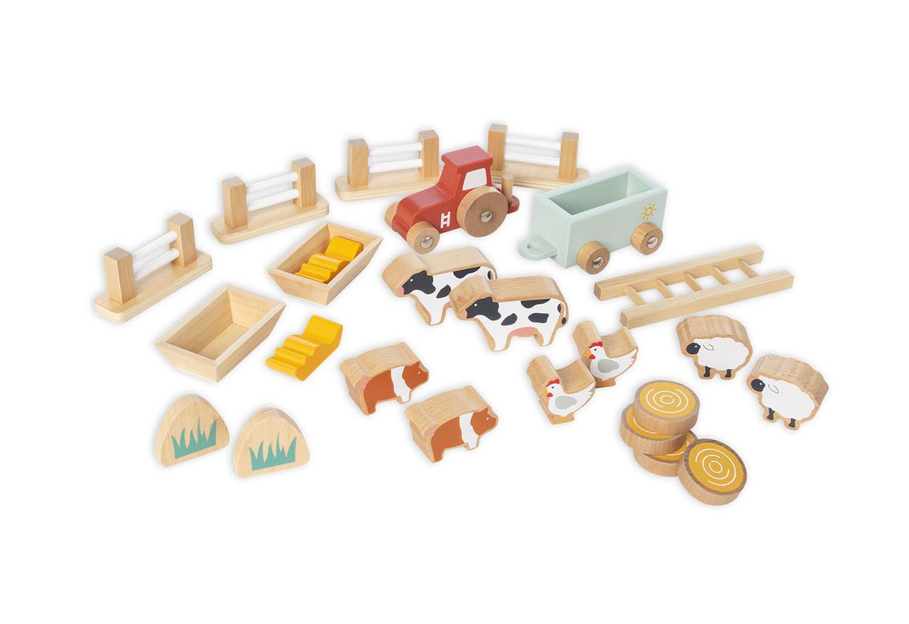 Pinolino Kinderträume Pinolino Bauernhof Holzspielzeug Kinderhof