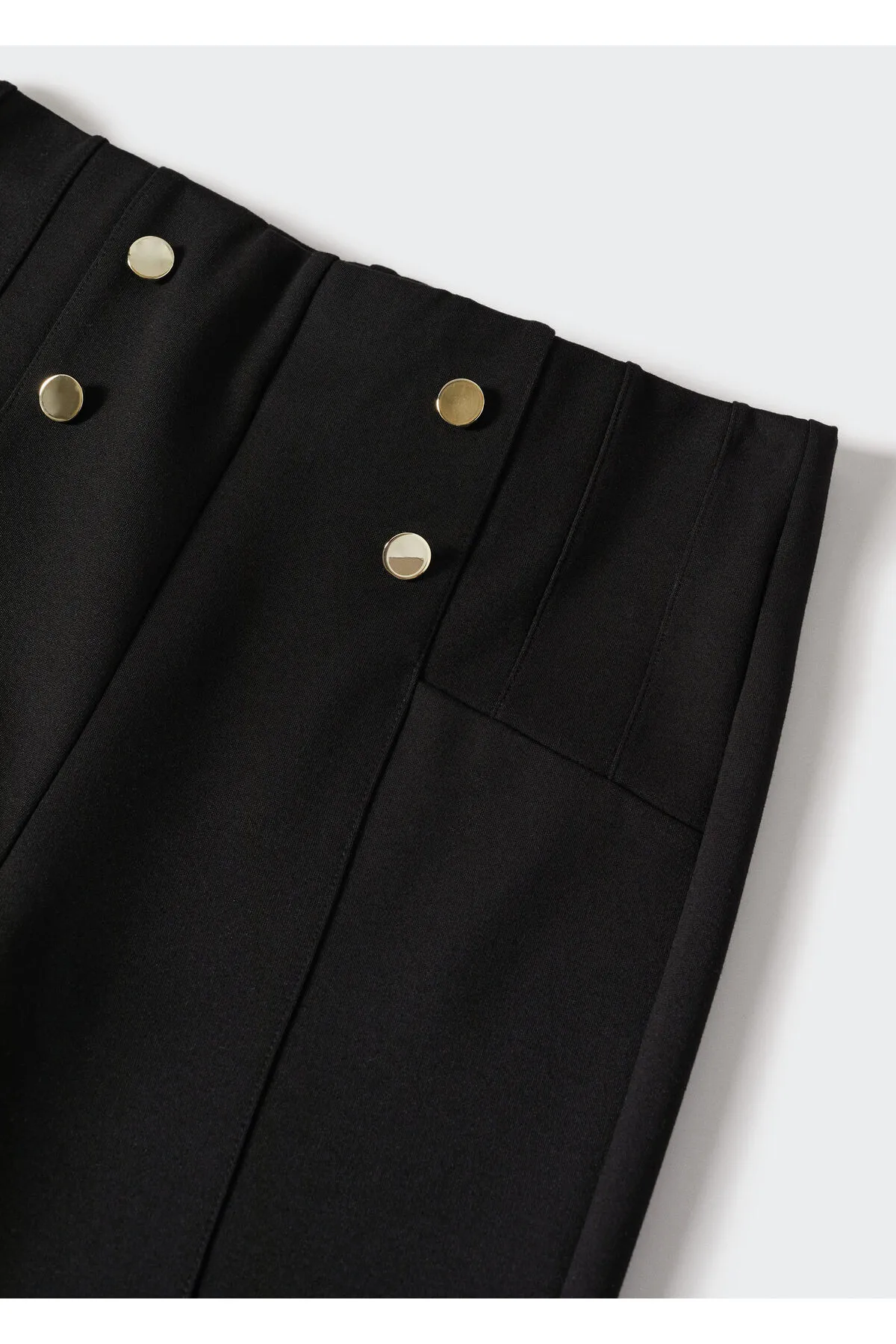 MANGO  Schwarze Damenstrumpfhose 37075823