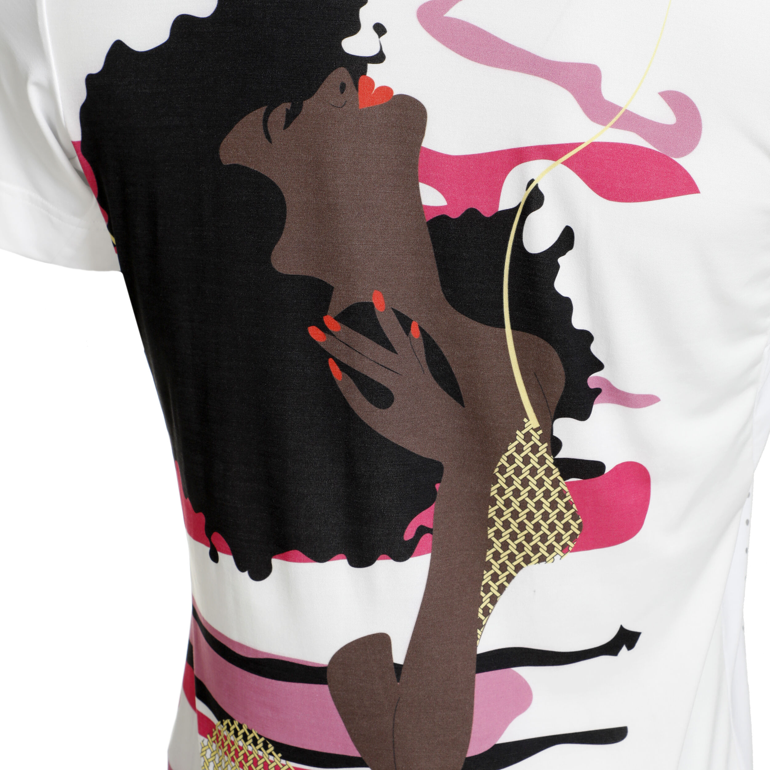 New York Printed T-Shirt Herren - Weiß