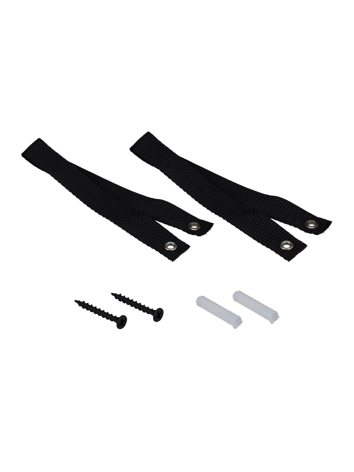 relaxdays Handtuchleiter in Schwarz/ Braun - (B)45,5 x (H)150 x (T)20 cm günstig kaufen onesize