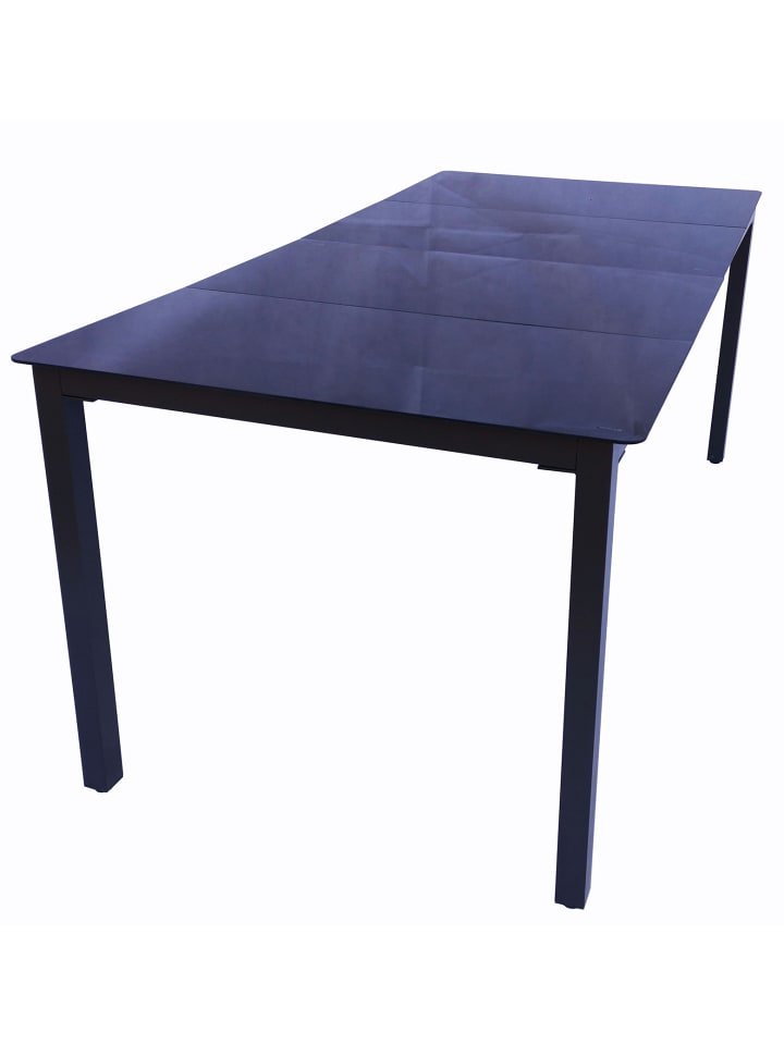 VCM  9 tlg. Alu Glas Tisch Gartenset Sitzgruppe 189SW in Anthrazit günstig kaufen onesize