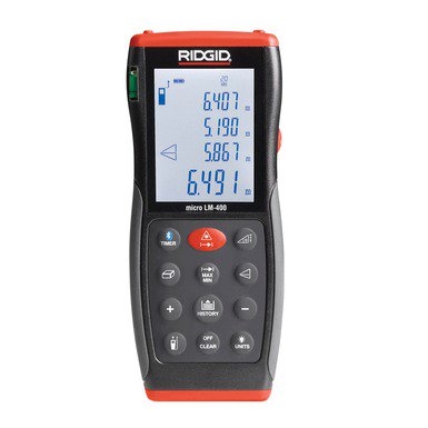 Telemetru laser avansat Ridgid 36813 Model LM-400 micro