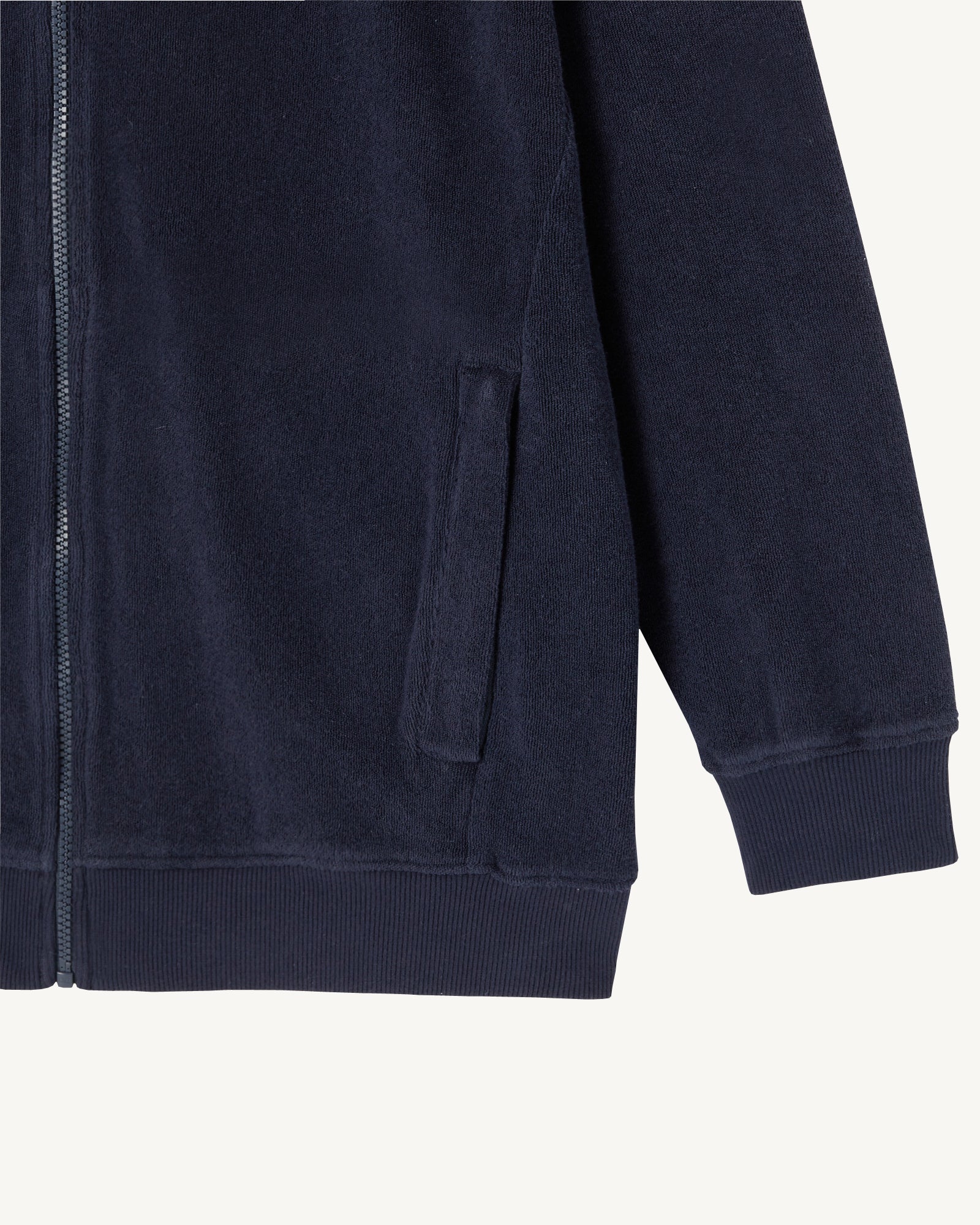 Veste zippée éponge à capuche Marine Nazare