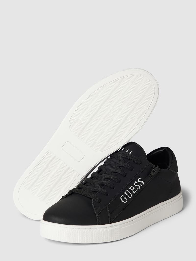 Sneaker mit Label-Print Modell 'TODI' in schwarz