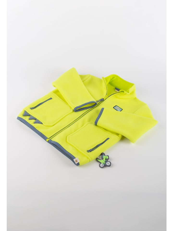 Sigikid Fleecejacke Sporty Dino in Neongelb günstig kaufen