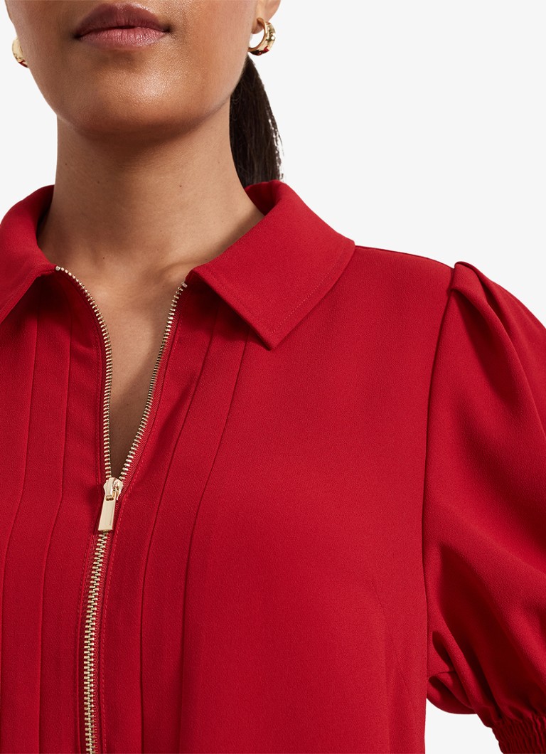 Rochie scurtă Phase Eight Petite Candice cu detalii plisate