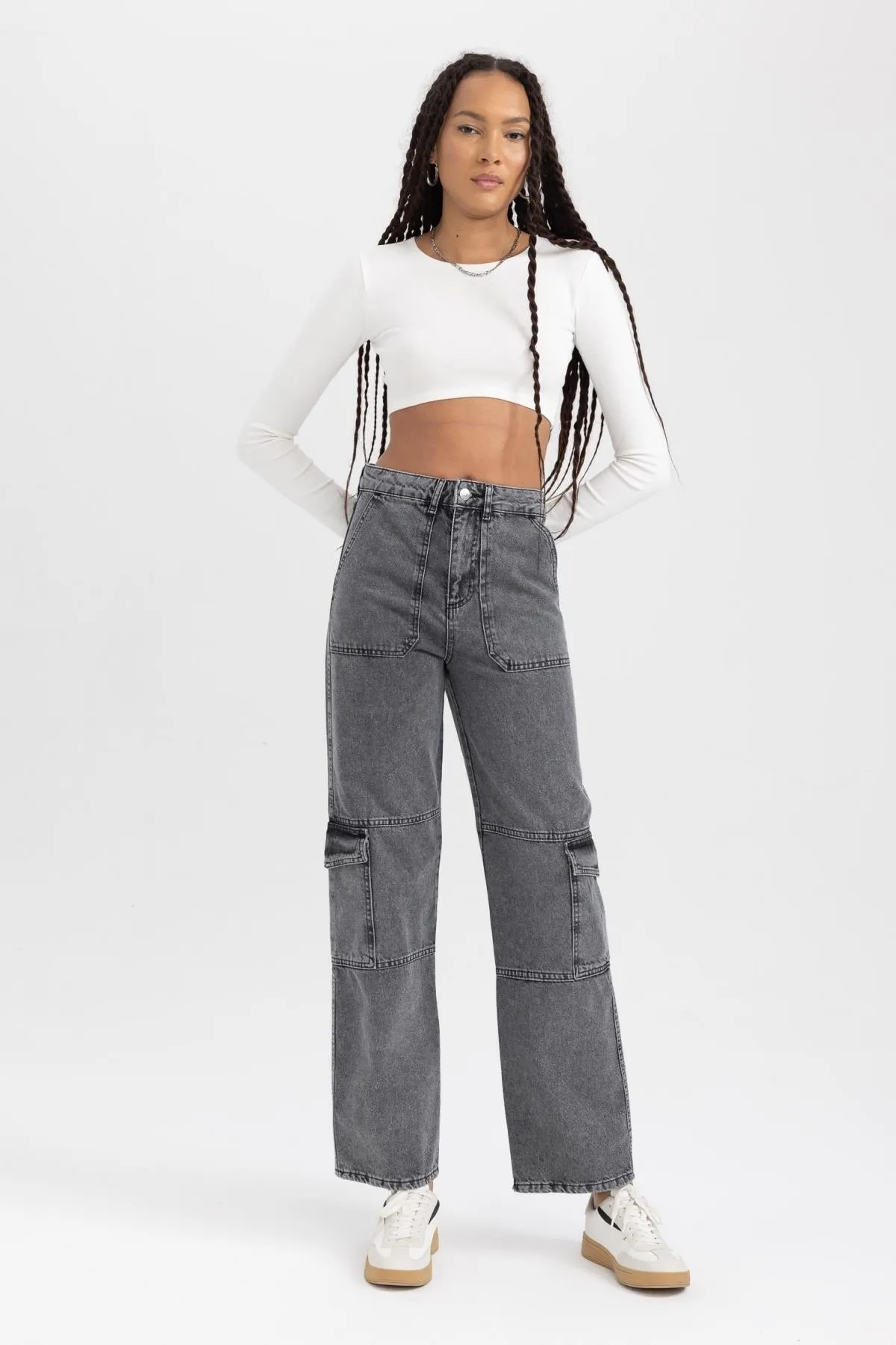 DeFacto  Lange Jeanshose aus 100 % Baumwolle