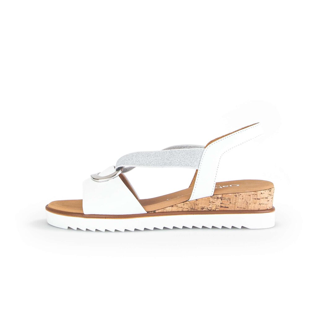 Gabor comfort Keilsandalette weiß