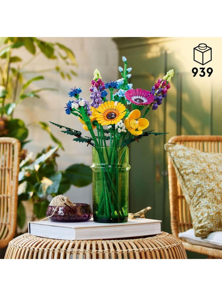 LEGO Icons Wildblumenstrauß in Mehrfarbig ab 18 Jahre günstig kaufen onesize