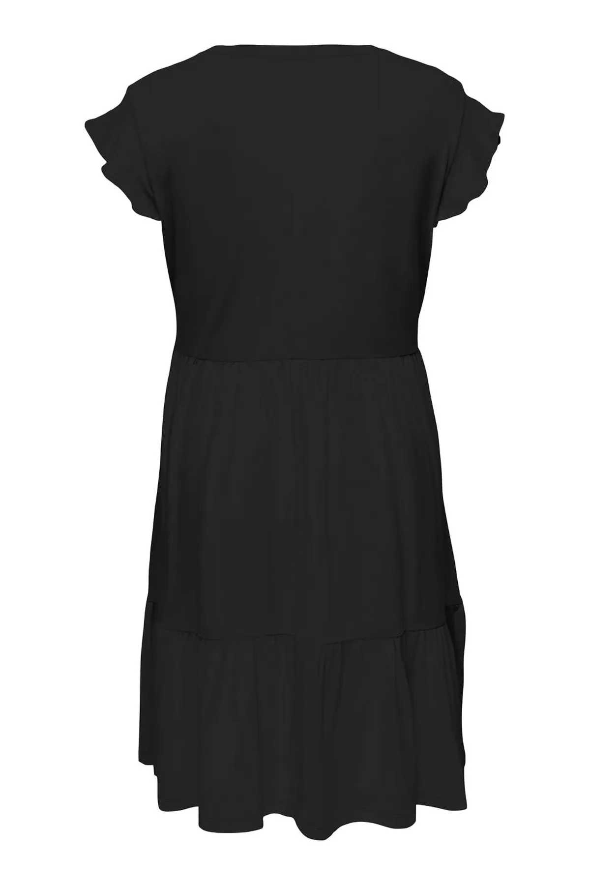 Only Carmakoma  CARMAY LIFE CAP SL FRILL DRESS JRS NOOS