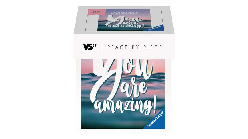 Ravensburger Puzzle - In case you ever forget: You are amazing! - Peace by Piece 99 Teile
