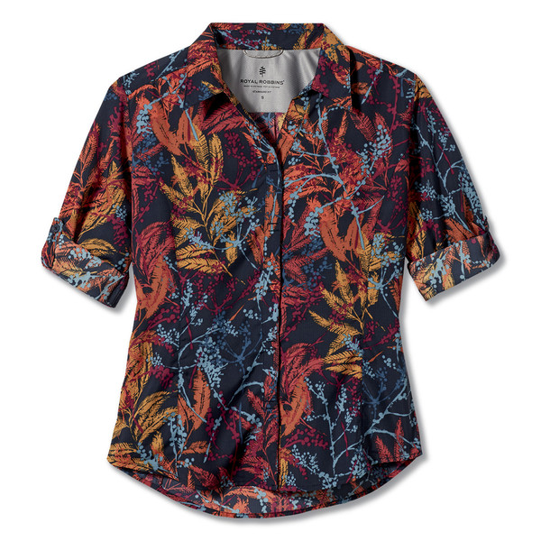 EXPEDITION PRINT 3/4 SLEEVE Damen - Outdoor Bluse
