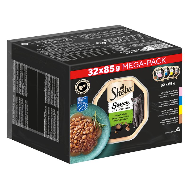 Multipack Sheba Varietäten Schälchen 32 x 85 g