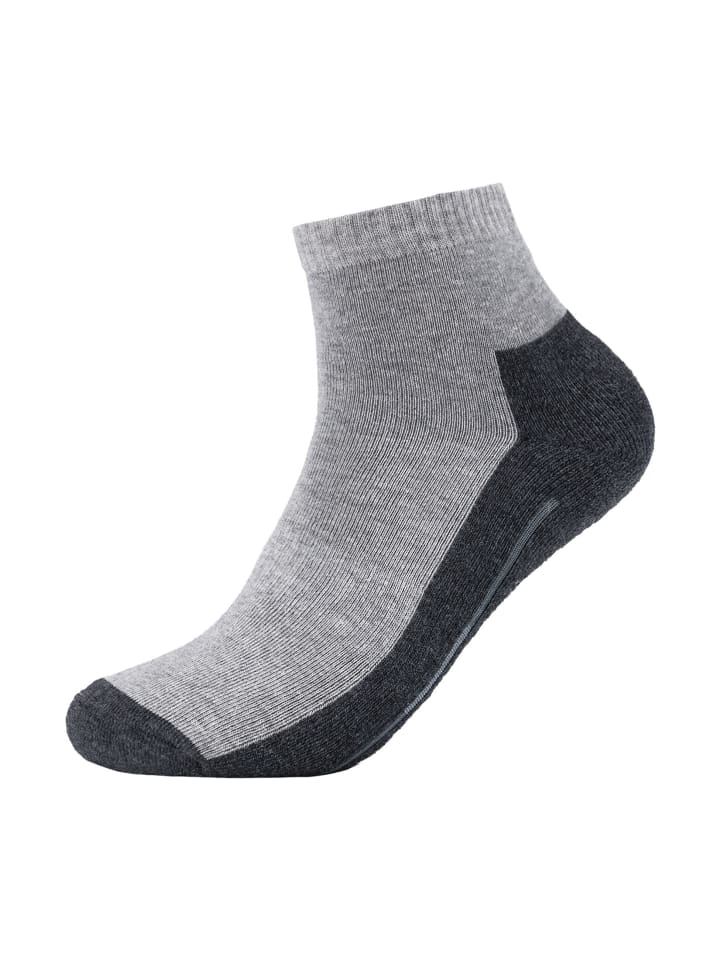 camano Sportsocken kurz Atmungsaktiv Bequem Perfekte Passform Tennissocken Verstärkt Herren und Damen pro tex 4er Pack function in Grau günstig kaufen