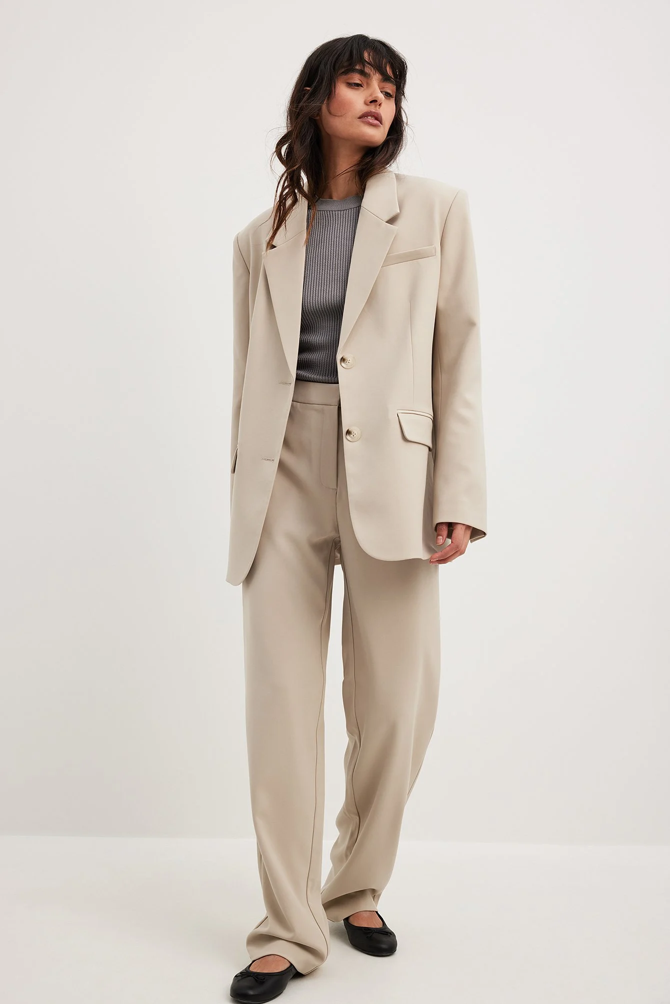Lässiger Blazer mit Oversize-Passform