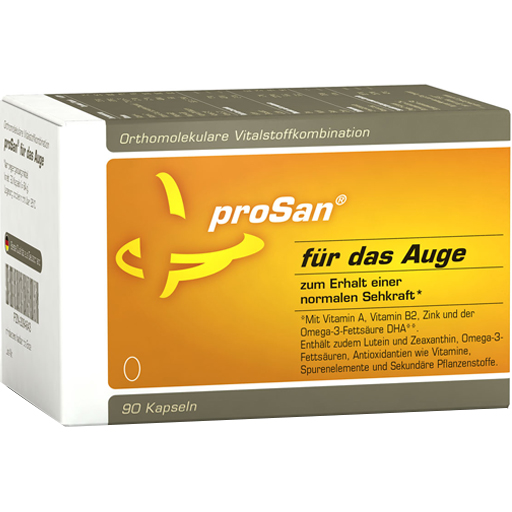 PROSAN Orthomolekulare Vitalstoffkombination für das Auge  90 St  Kapseln