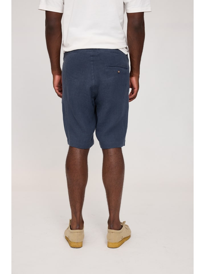 MAZINE Leinen-Shorts in Dunkelblau günstig kaufen