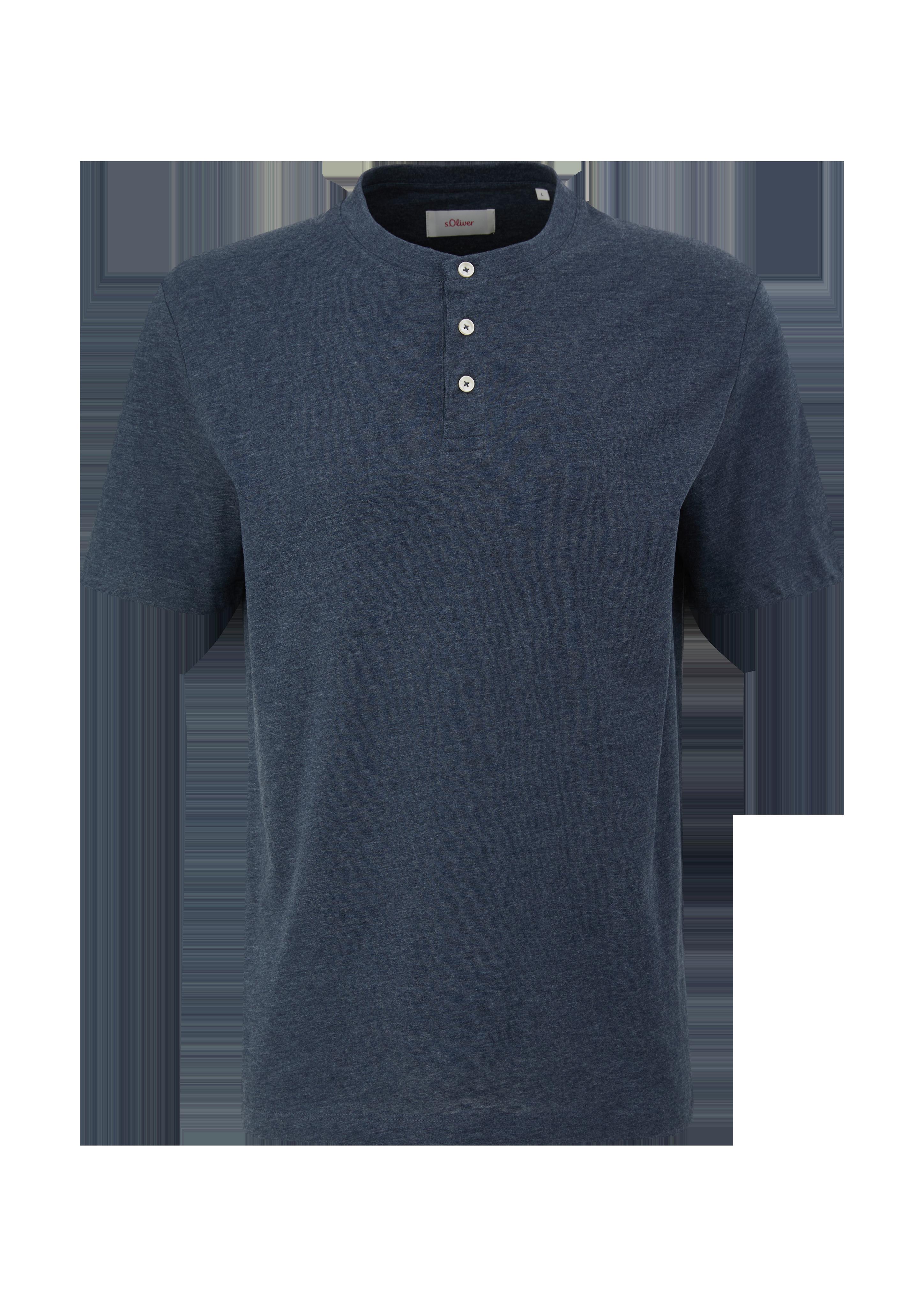 T-Shirt mit Henleyausschnitt  2132724-59W2