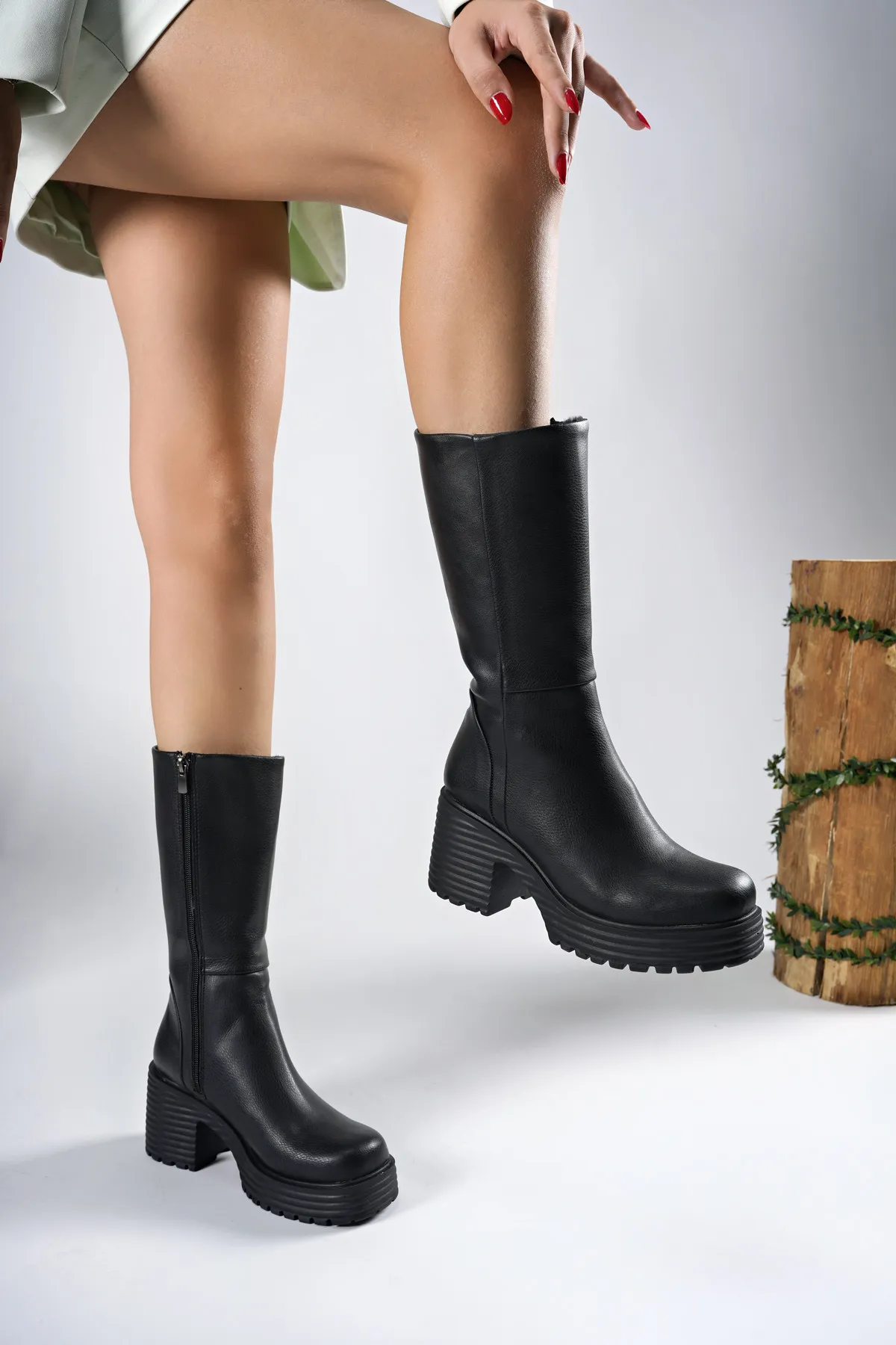 Riccon  Damenstiefel 0012270 Schwarze Haut