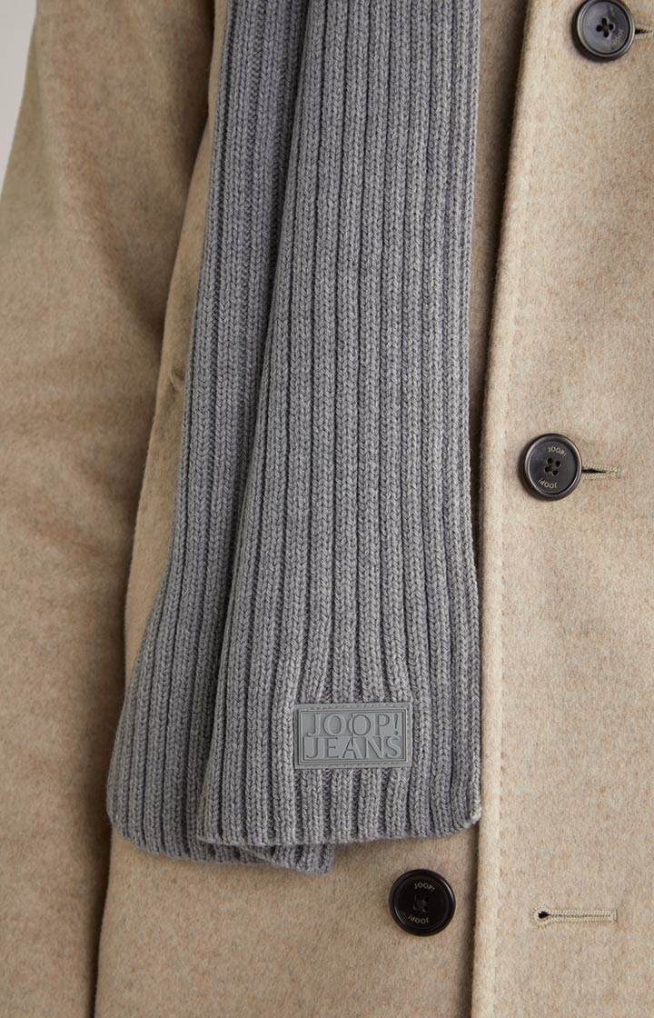 Strick-Schal Francis in Grau