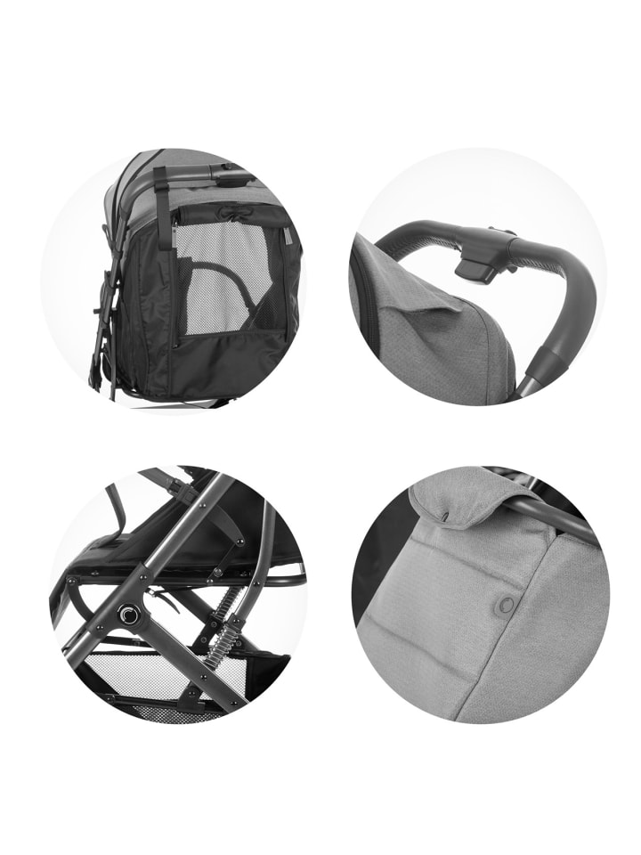 Chipolino Kinderwagen, Buggy Combo 22 kg in schwarz günstig kaufen onesize