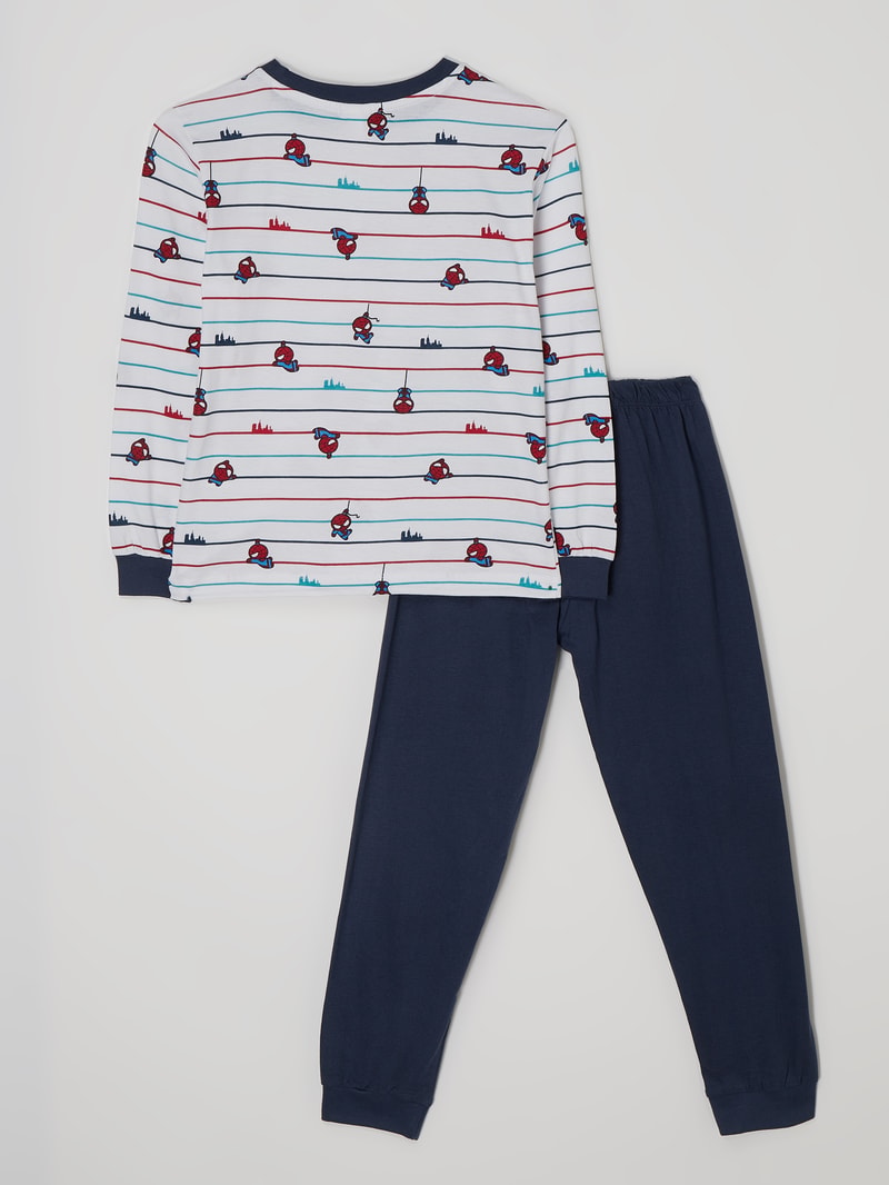 Pyjama mit Marvel©-Print in offwhite