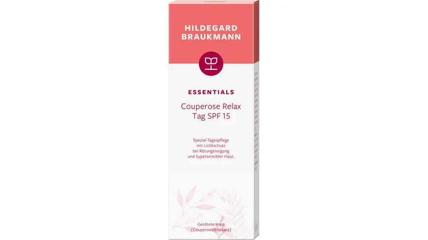 HILDEGARD BRAUKMANN ESSENTIALS Couperose Relax Tag SPF15 50 ml