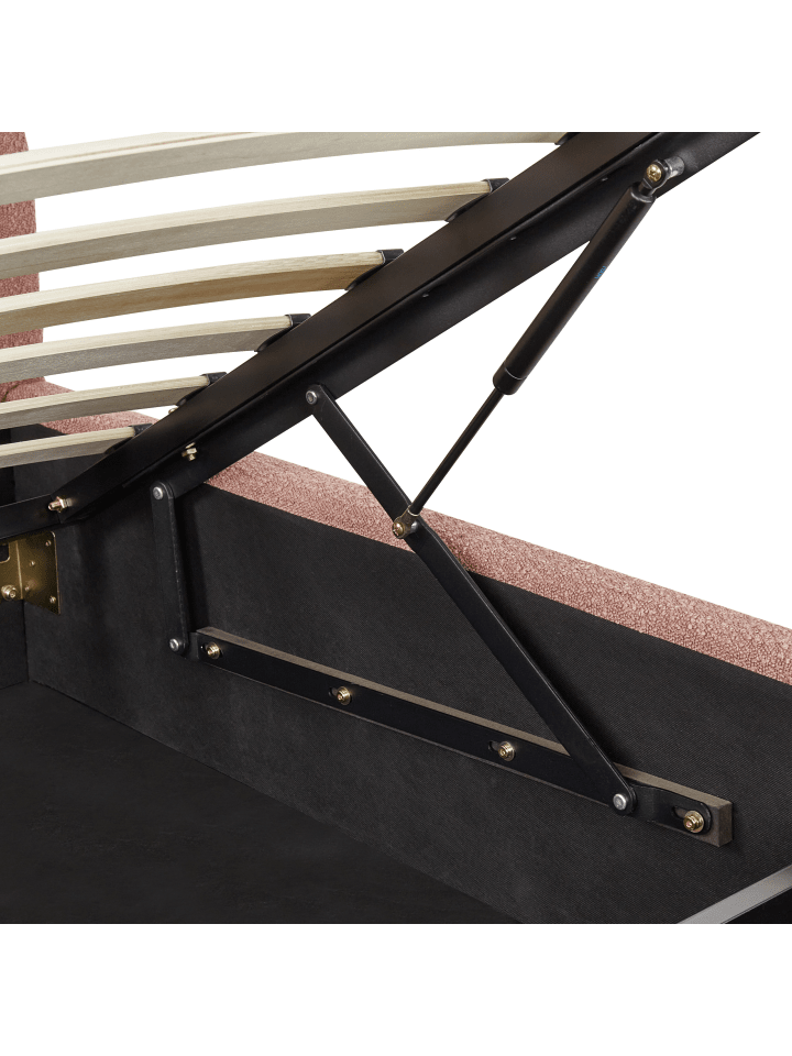 Beliani Doppelbett VAUCLUSE in Rosa - (W) 194 x (H) 112 x (L) 214 cm günstig kaufen onesize