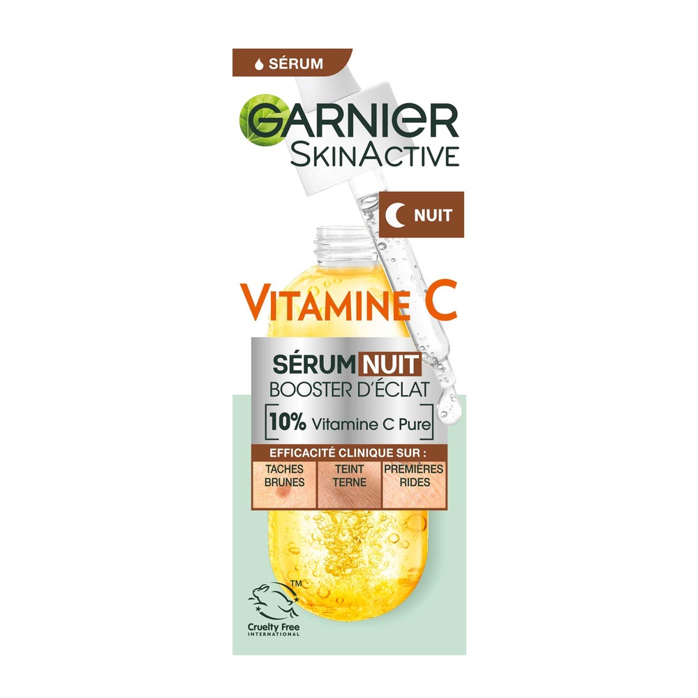 garnier Vitamine C Garnier VITAMINE C Sérum nuit Booster d'éclat 30mL