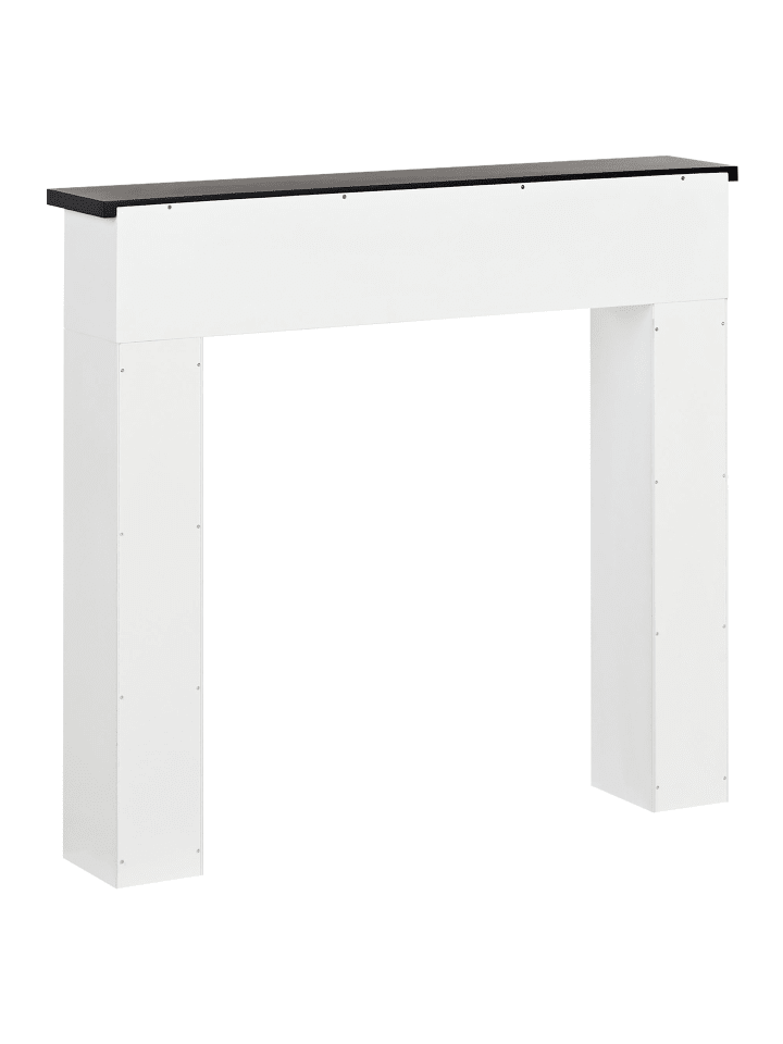 Beliani Kaminumrandung BAUDIN in Weiß - (W) 110 x (H) 100 x (L) 22 cm günstig kaufen onesize