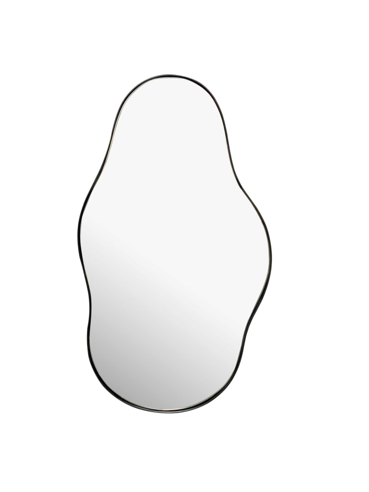 KADIMA DESIGN Wandspiegel Asymmetrisch 40x80 cm Metall Design Hängespiegel , günstig kaufen onesize
